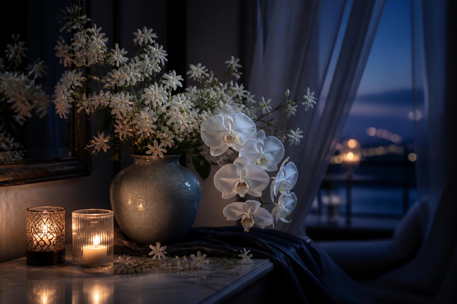 No. 7 Night Blooming Jasmine & Orchids — Seventh Sense Home fragrance
