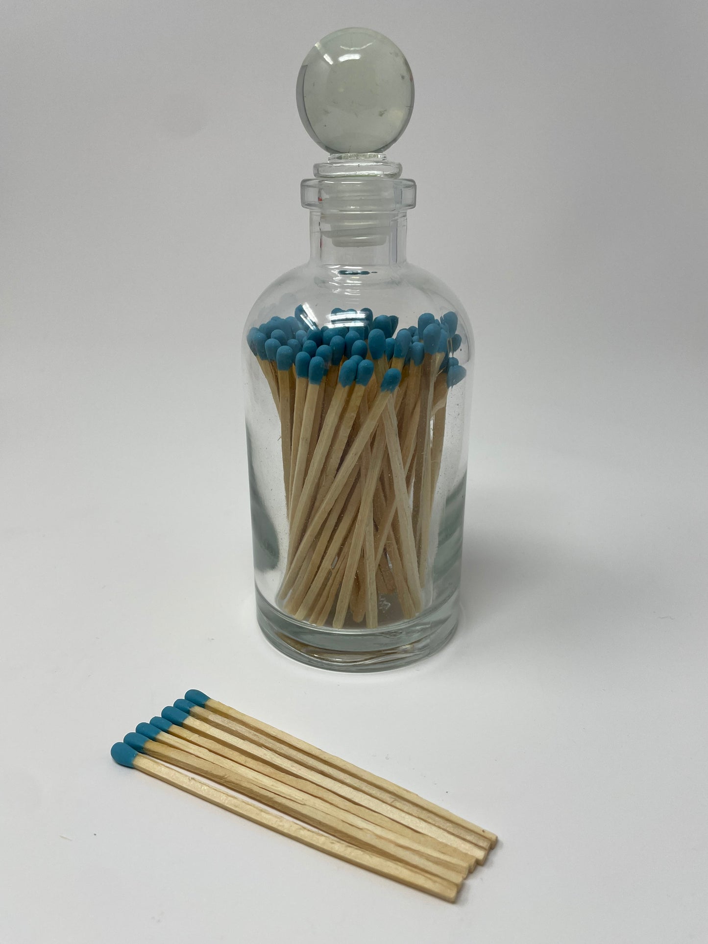 Custom Coordinating Matches in Vintage Apothecary Bottle