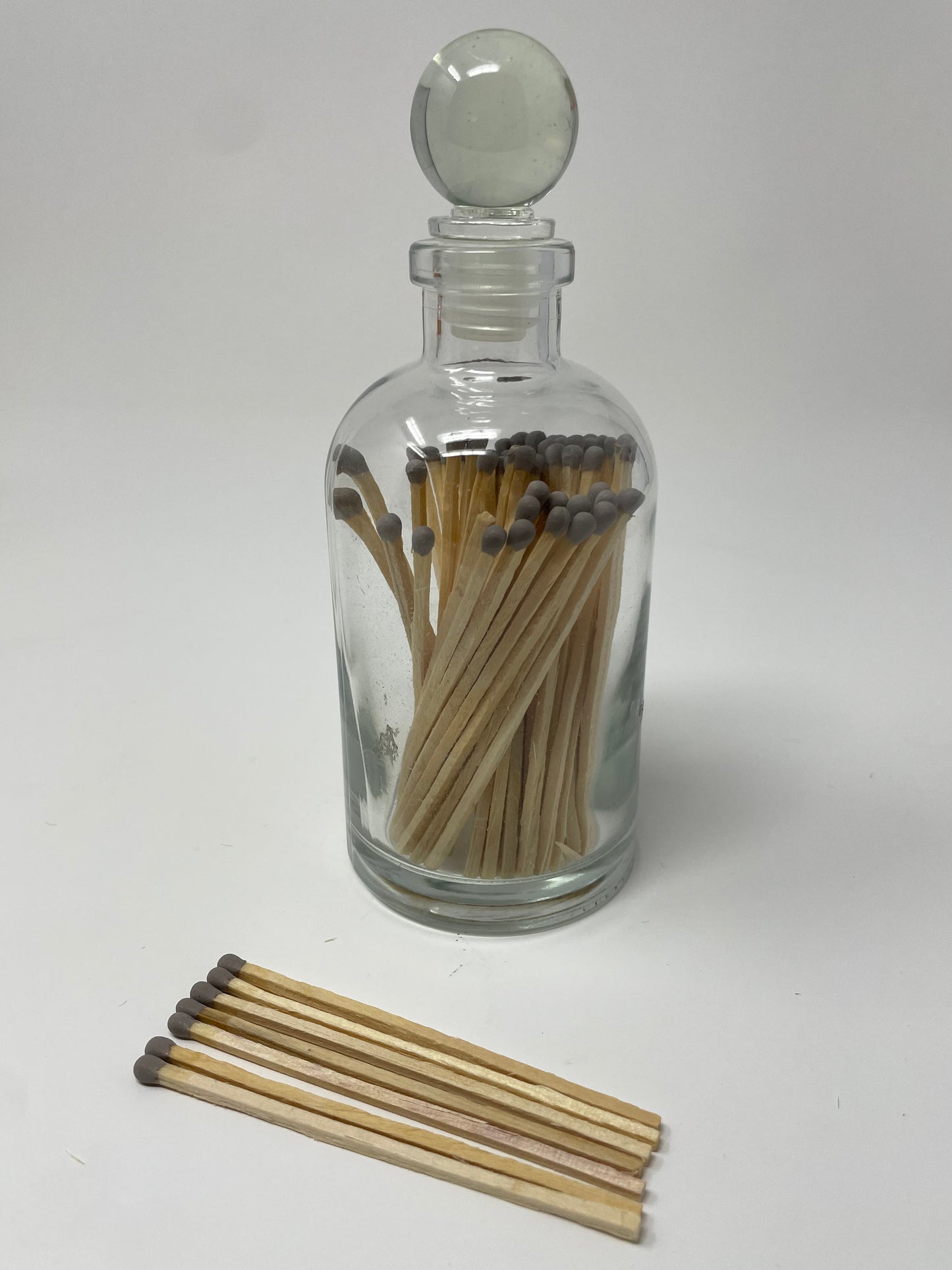 Custom Coordinating Matches in Vintage Apothecary Bottle