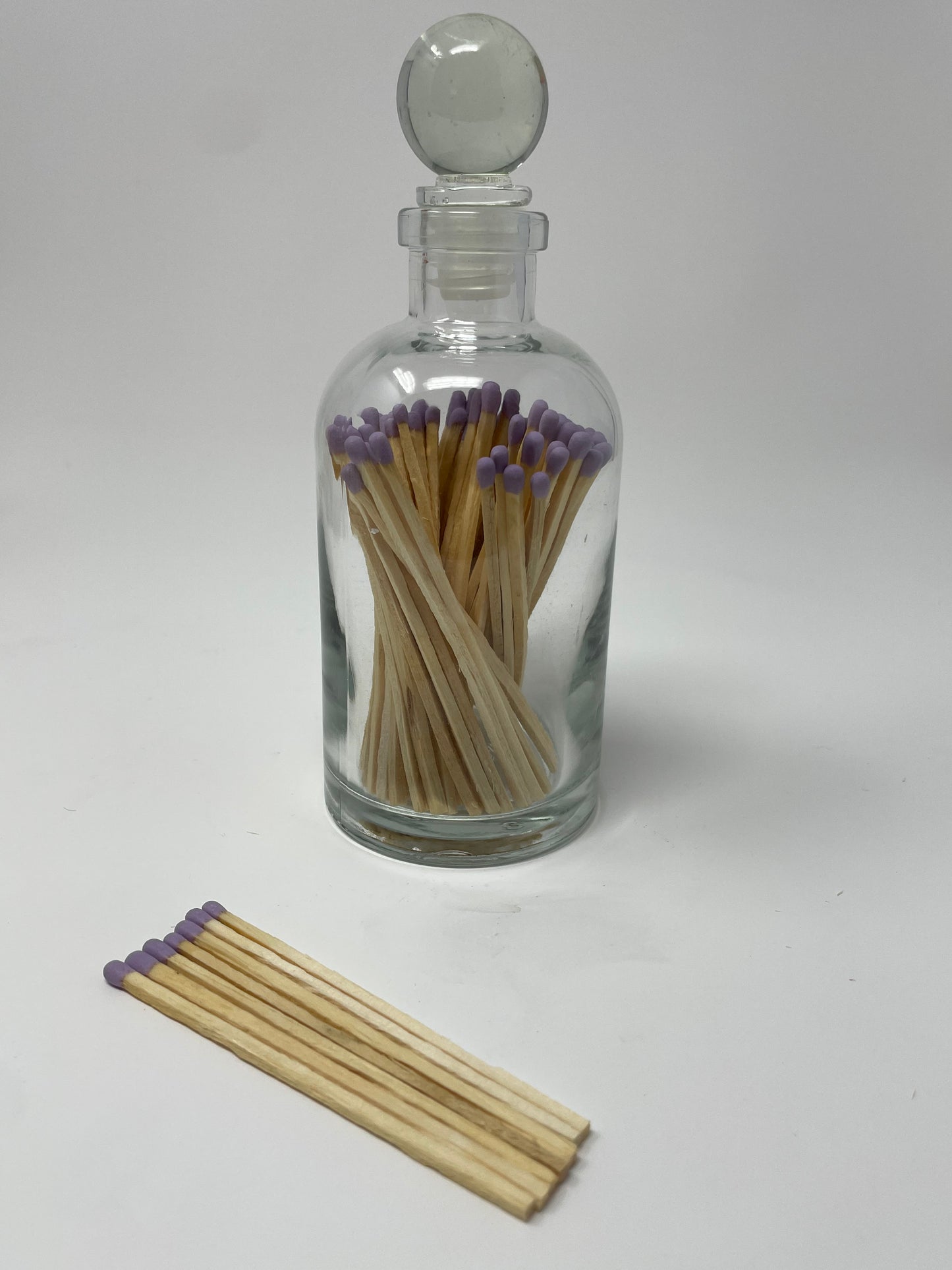 Custom Coordinating Matches in Vintage Apothecary Bottle