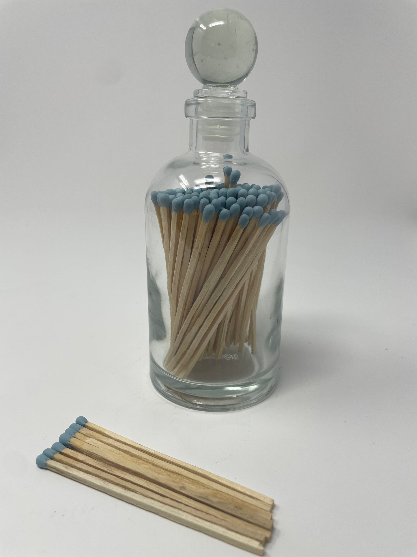 Custom Coordinating Matches in Vintage Apothecary Bottle