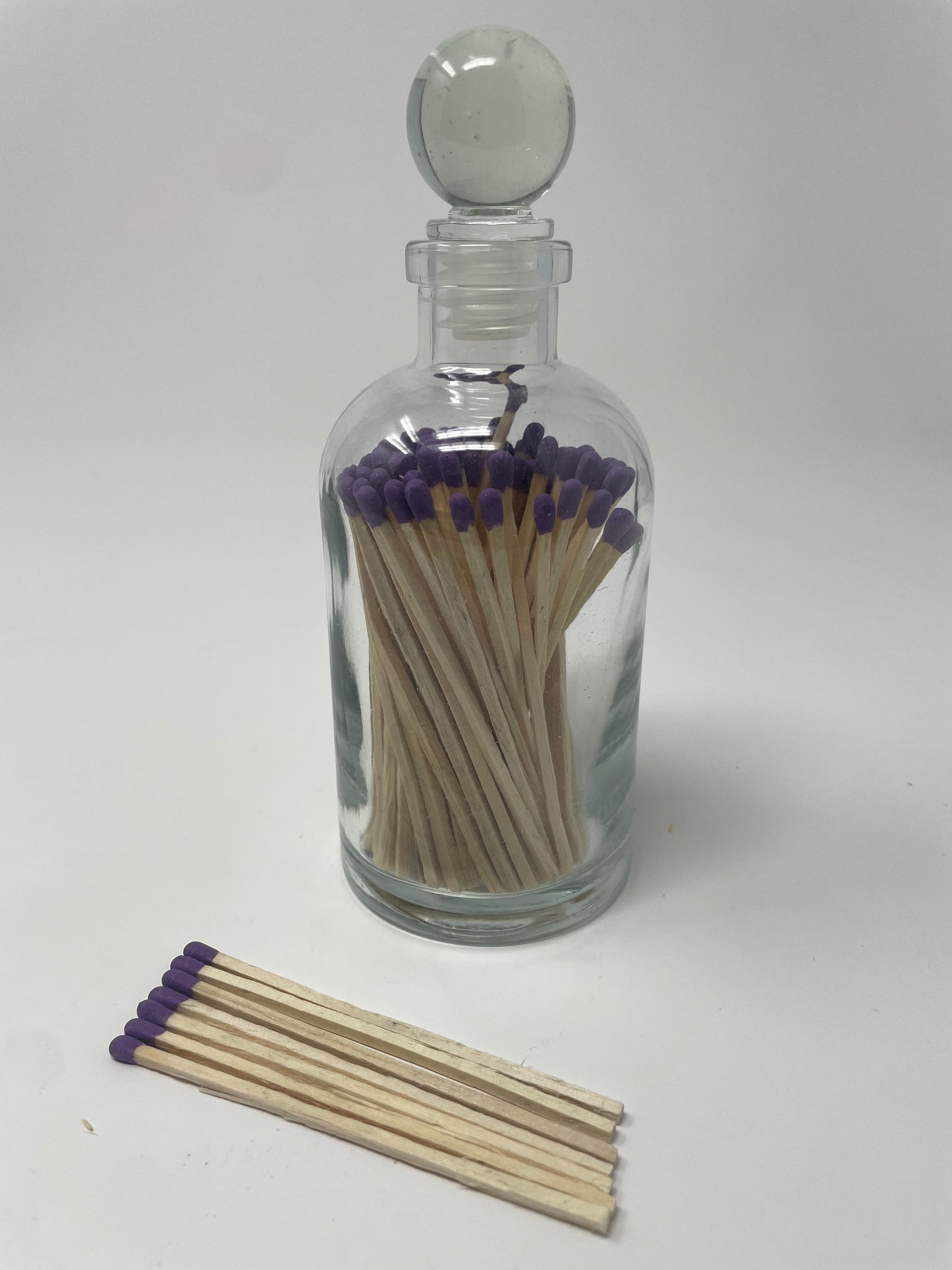 Custom Coordinating Matches in Vintage Apothecary Bottle