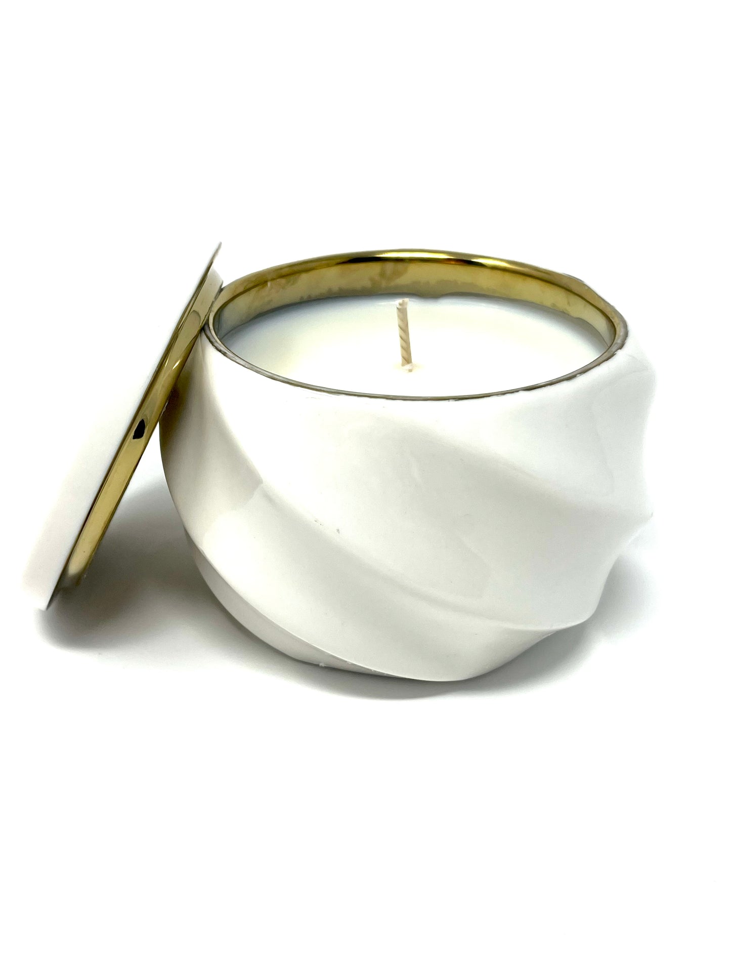 Twisted Ceramic Candle